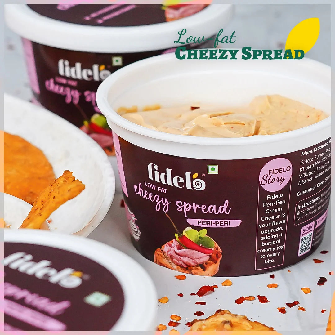 Fidelo Low Fat Cheezy Spread (Peri Peri)