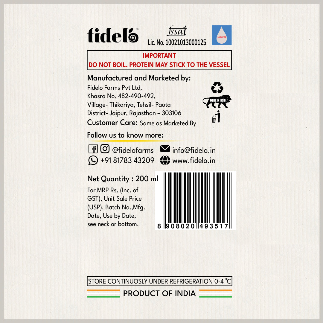 Fidelo High Protein Milk 100gm