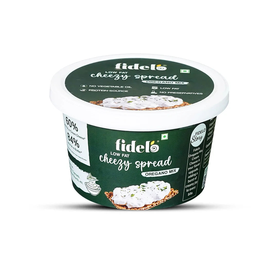 Fidelo Low Fat Cheezy Spread (Oregano)