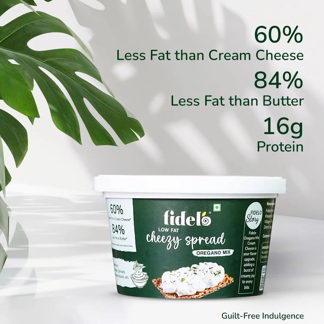 Fidelo Low Fat Cheezy Spread (Oregano)