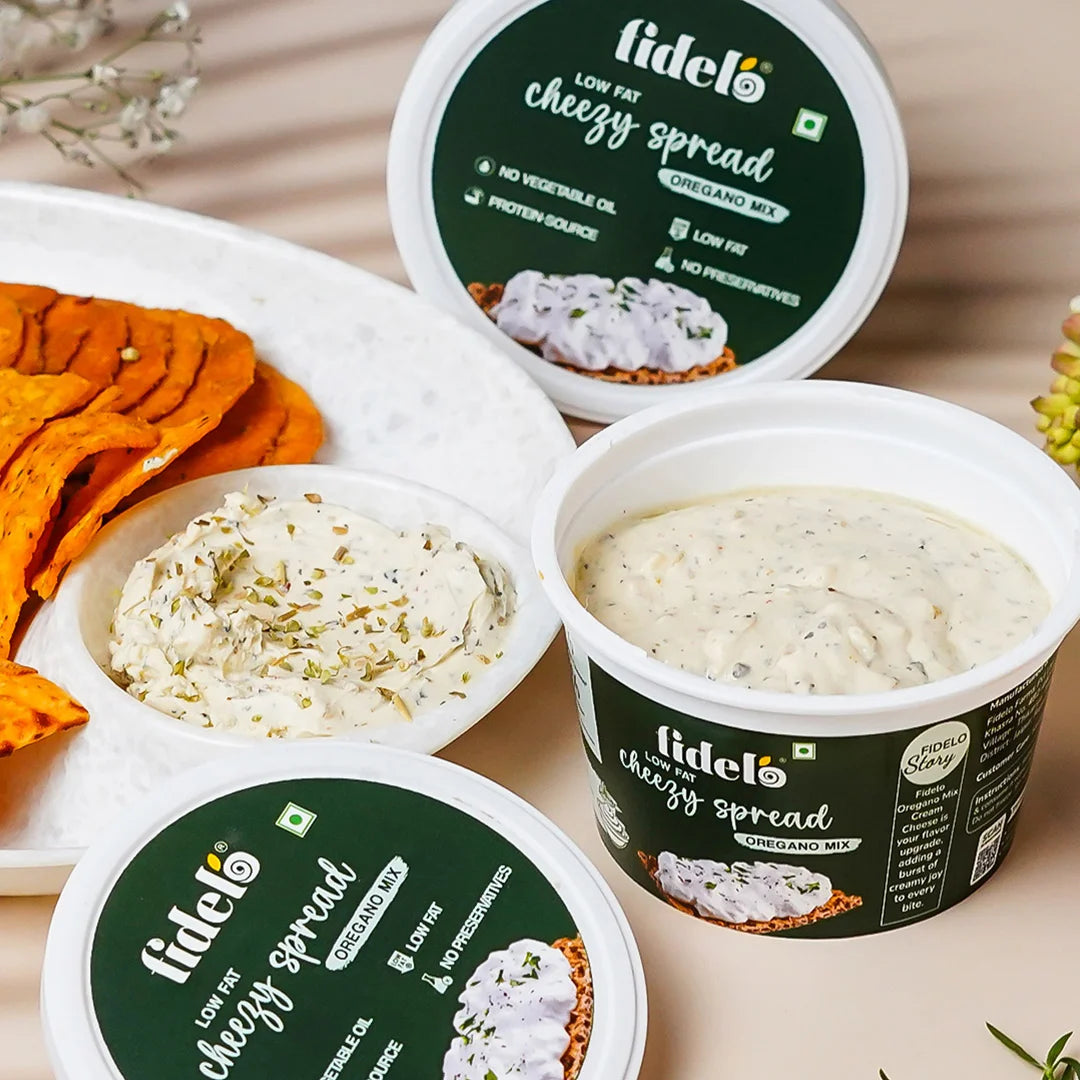 Fidelo Low Fat Cheezy Spread (Oregano)