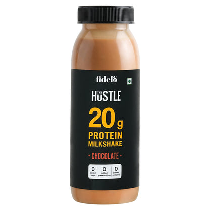 Fidelo 20 g Protein Milkshake- Chocolate (Pack Of 6)